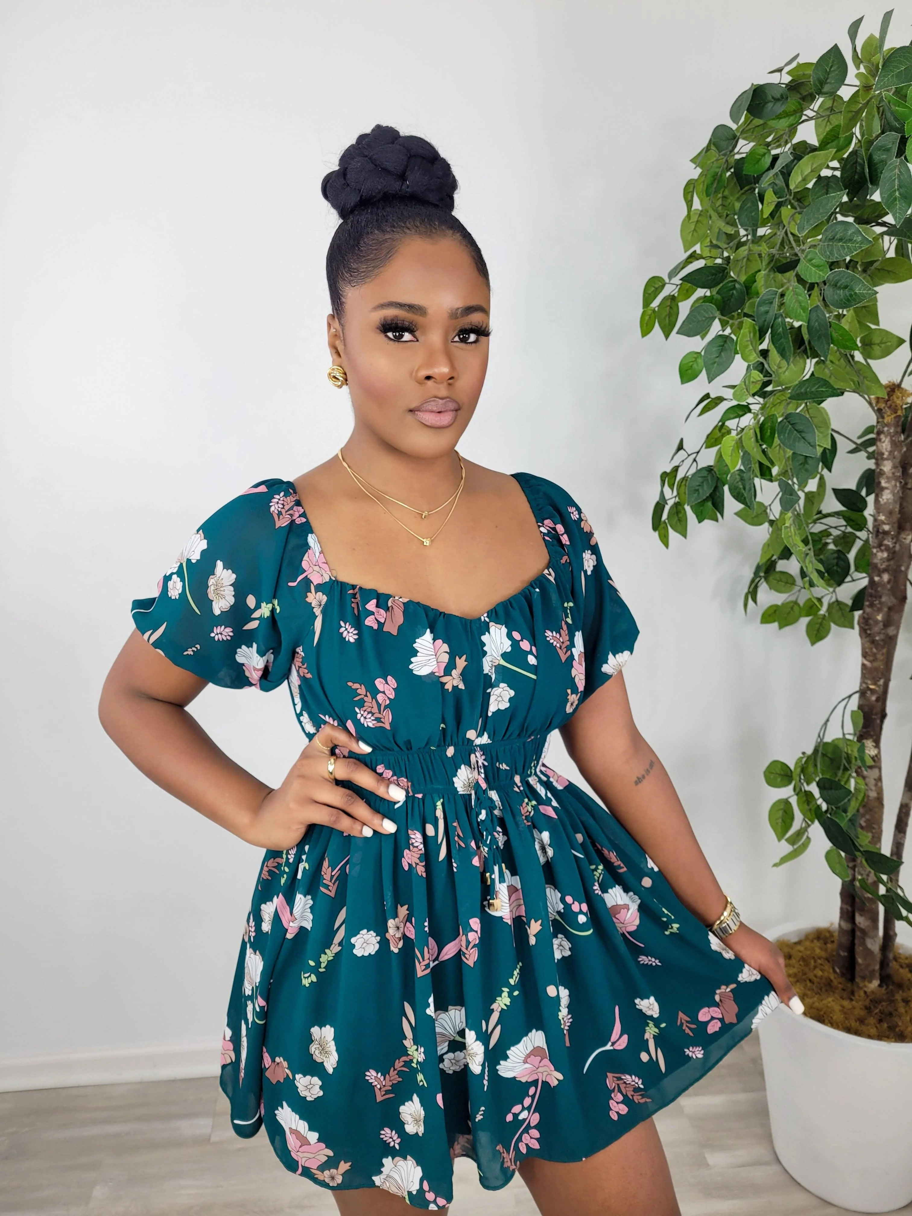 Beautiful Day Balloon Sleeve Mini (green)