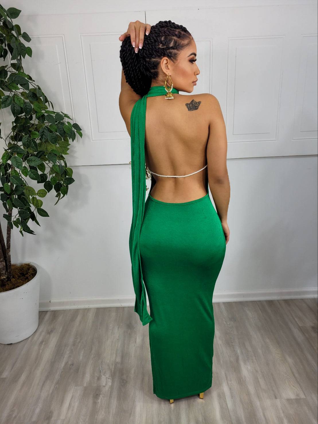 Night Life Girl Maxi (Green)