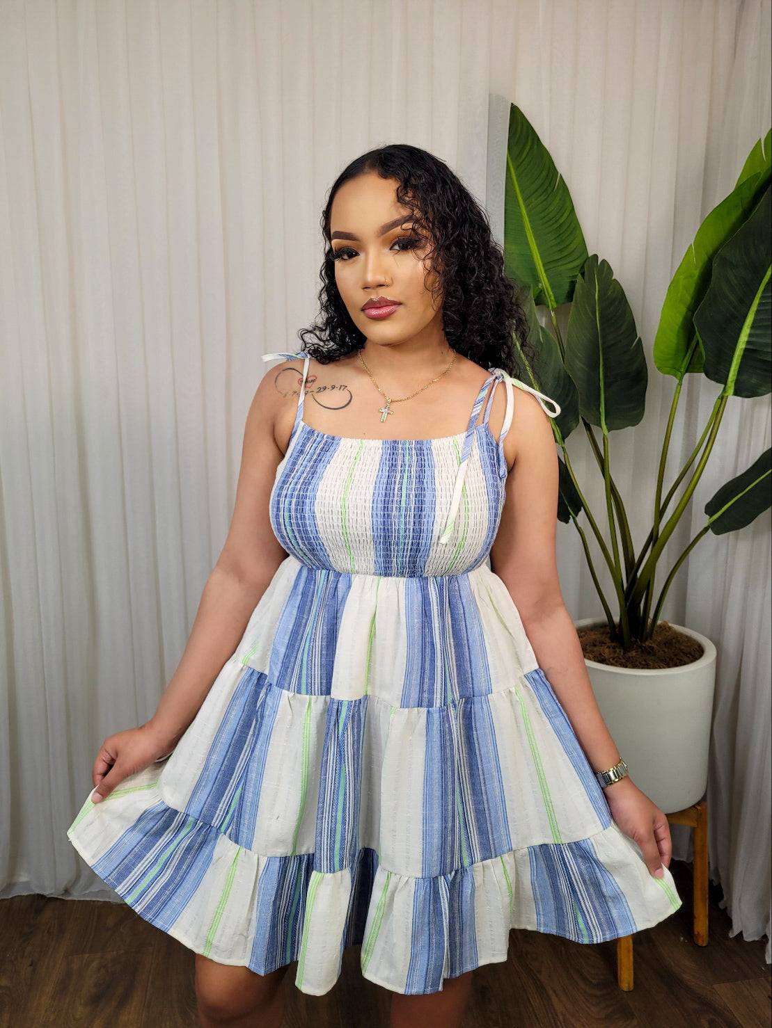 Cia Tie Shoulder Mini (Blue)