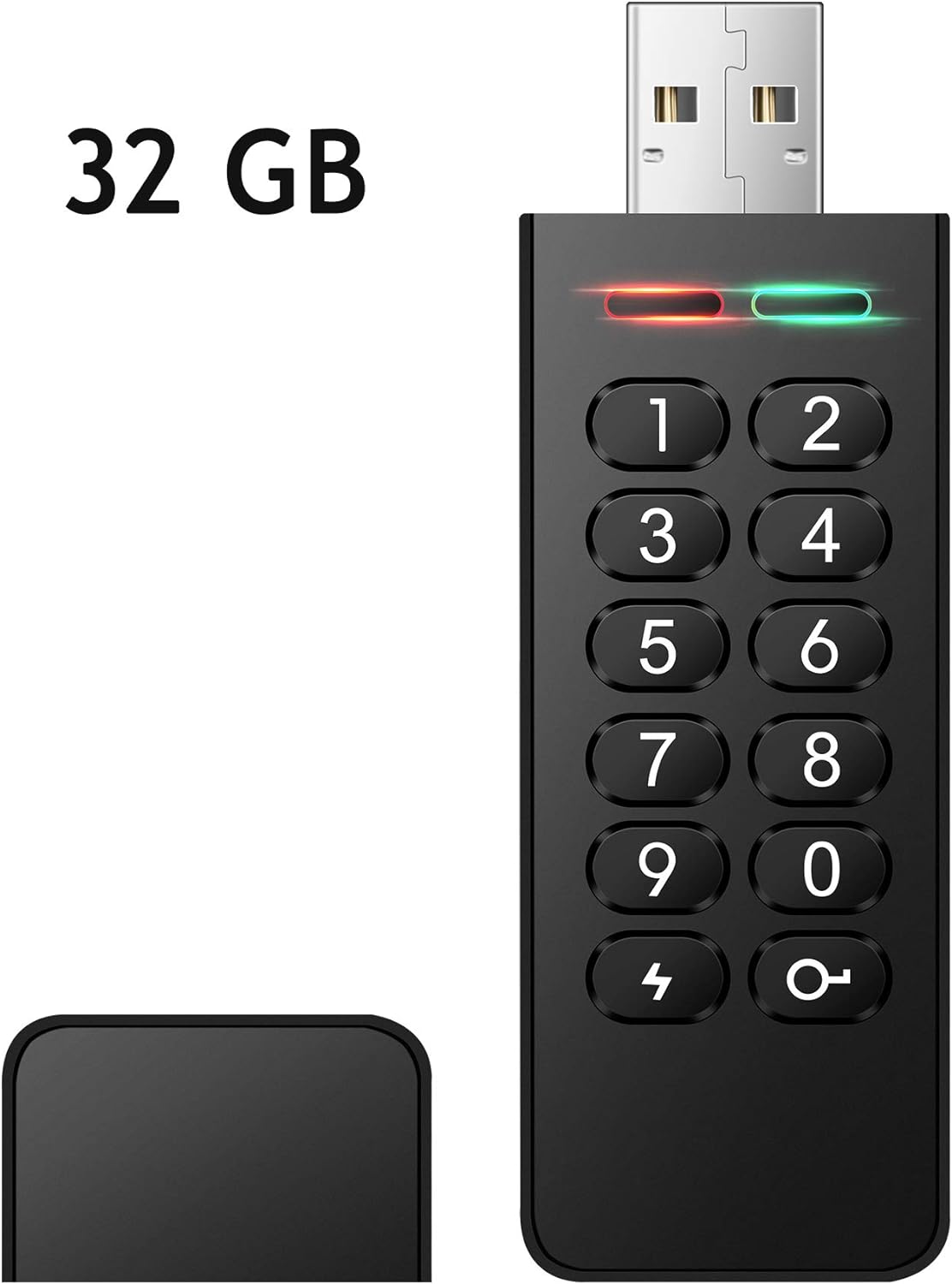 Encrypted USB Drive, INNÔPLUS Secure Flash Drive 256-bit 32 GB, U Disk ...