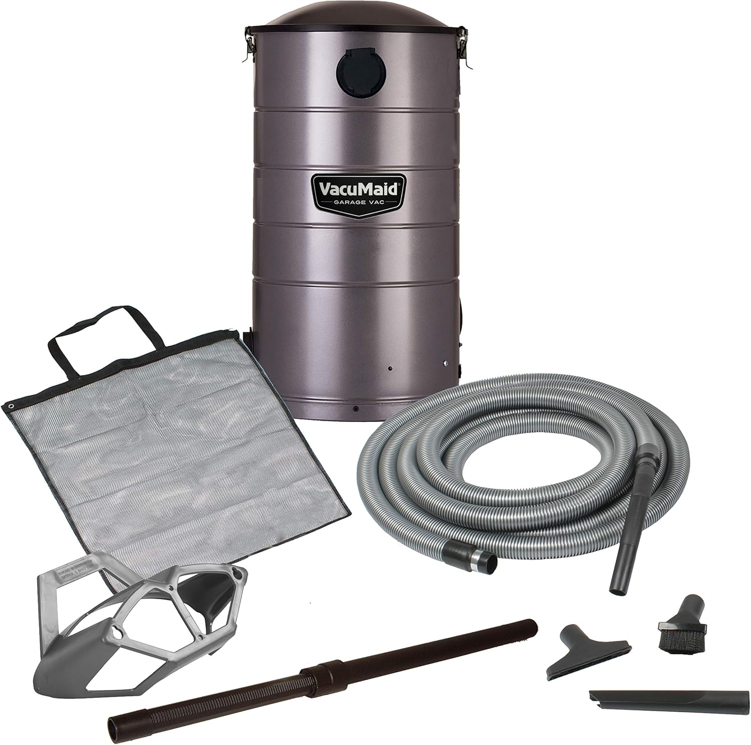 VacuMaid GV50BPRO Wall Mounted Garage Vacuum System - 50 Ft Hose With HEPA Filter & Tools, Professional Grade - View #8