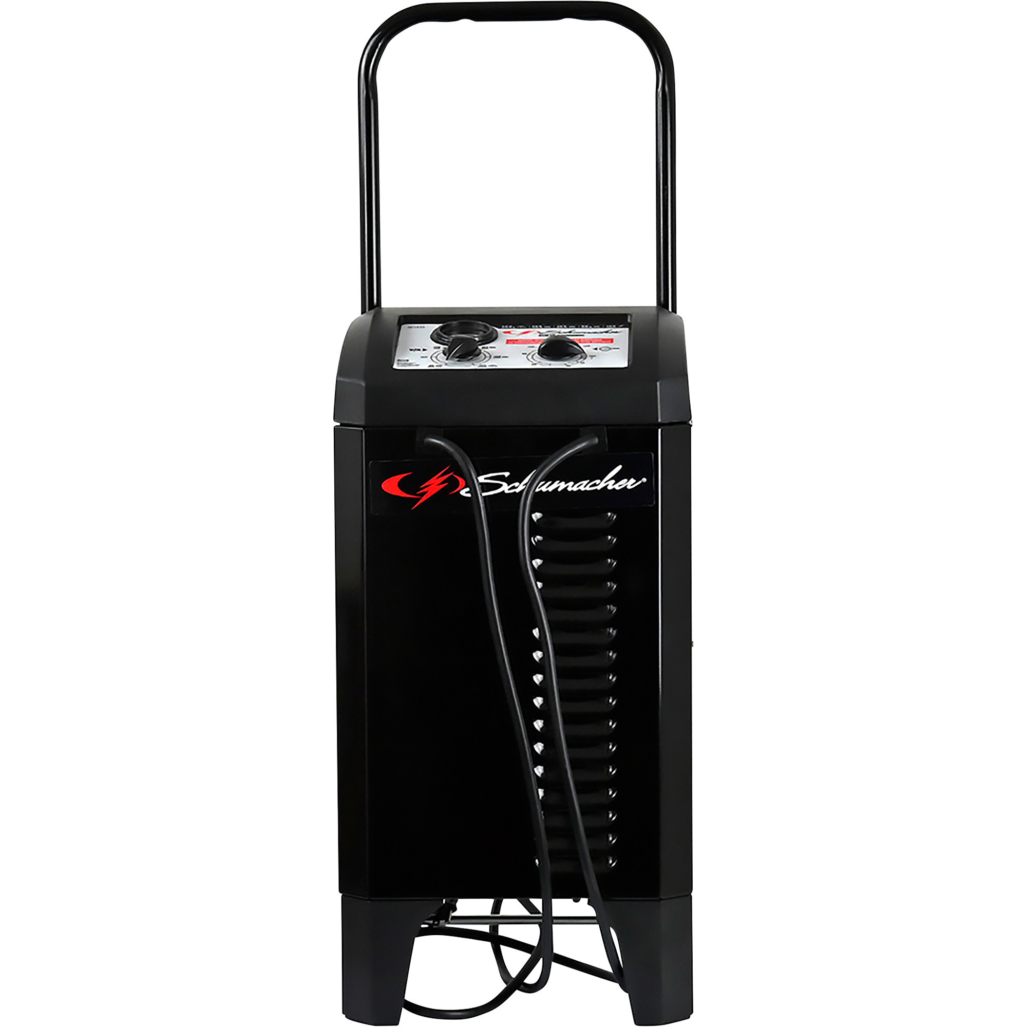 Schumacher Wheeled Manual Battery Charger/Engine Starter, 6/12 Volt, 10