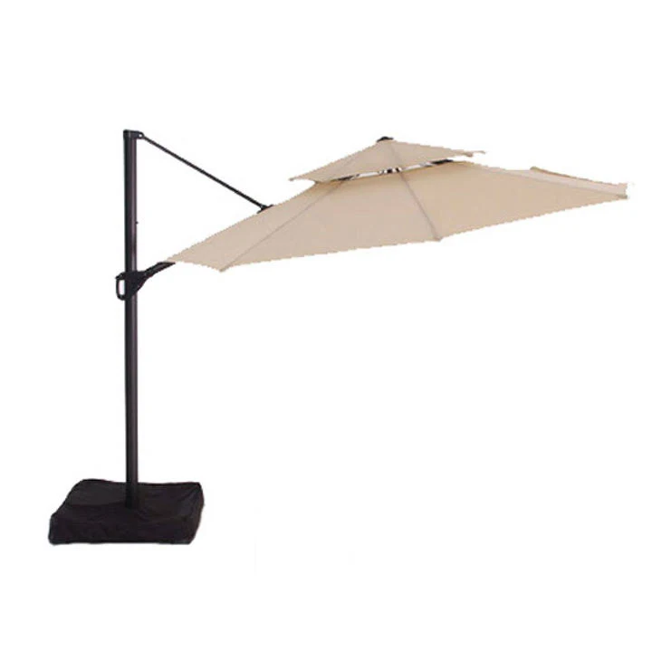 Garden Winds Replacement Canopy Top for Allen Roth Two Tiered Umbrella ...