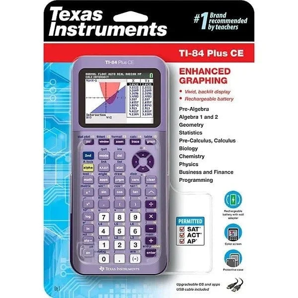 TI-84 Plus CE Python Color Graphing Calculator, Infinitely Iris ...