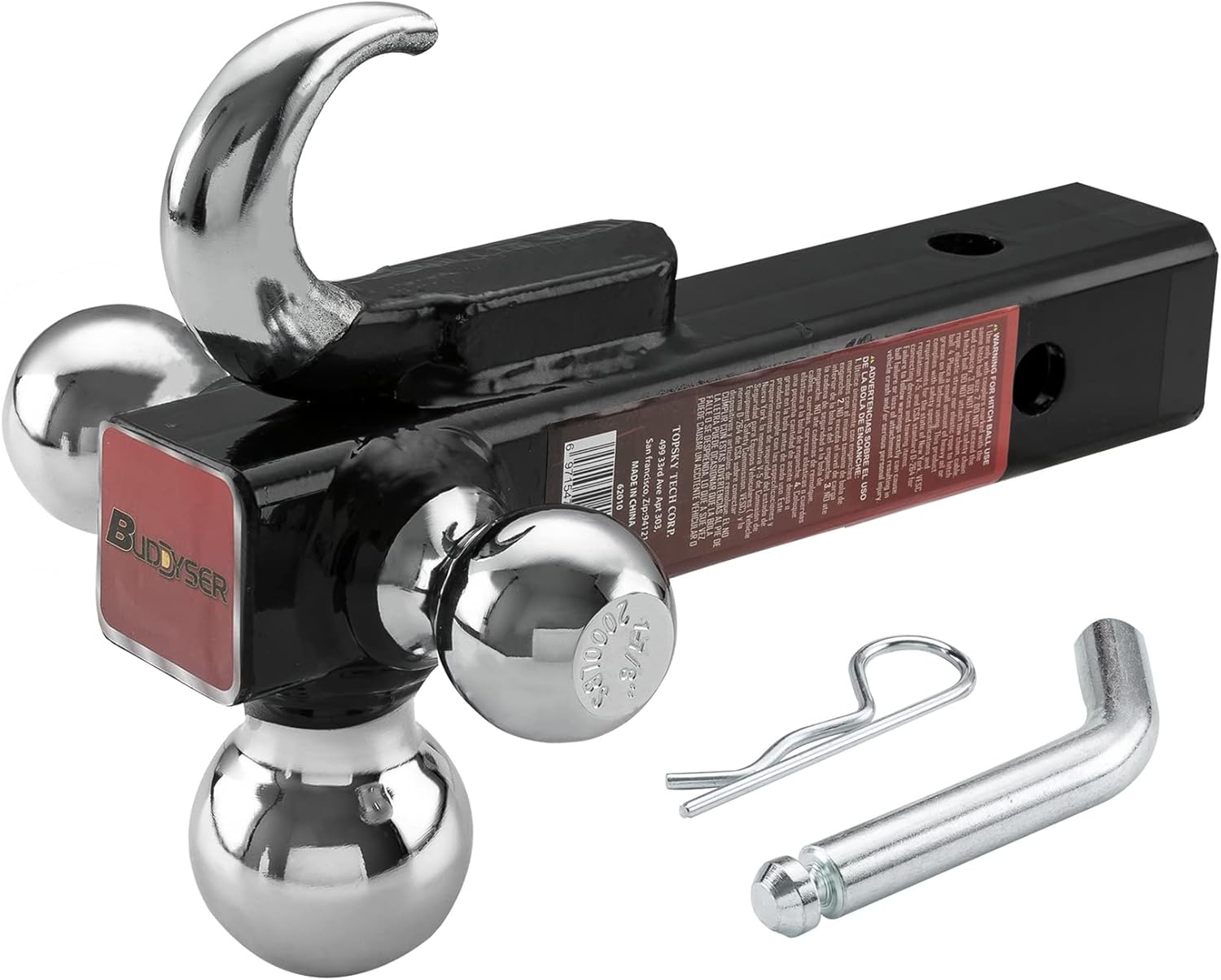 RIMORCHIO ATTACHM RIMORCHIO Hitch Tosaerba Trailer Ferro Rimorchio Alta Qualità EUR 79,48