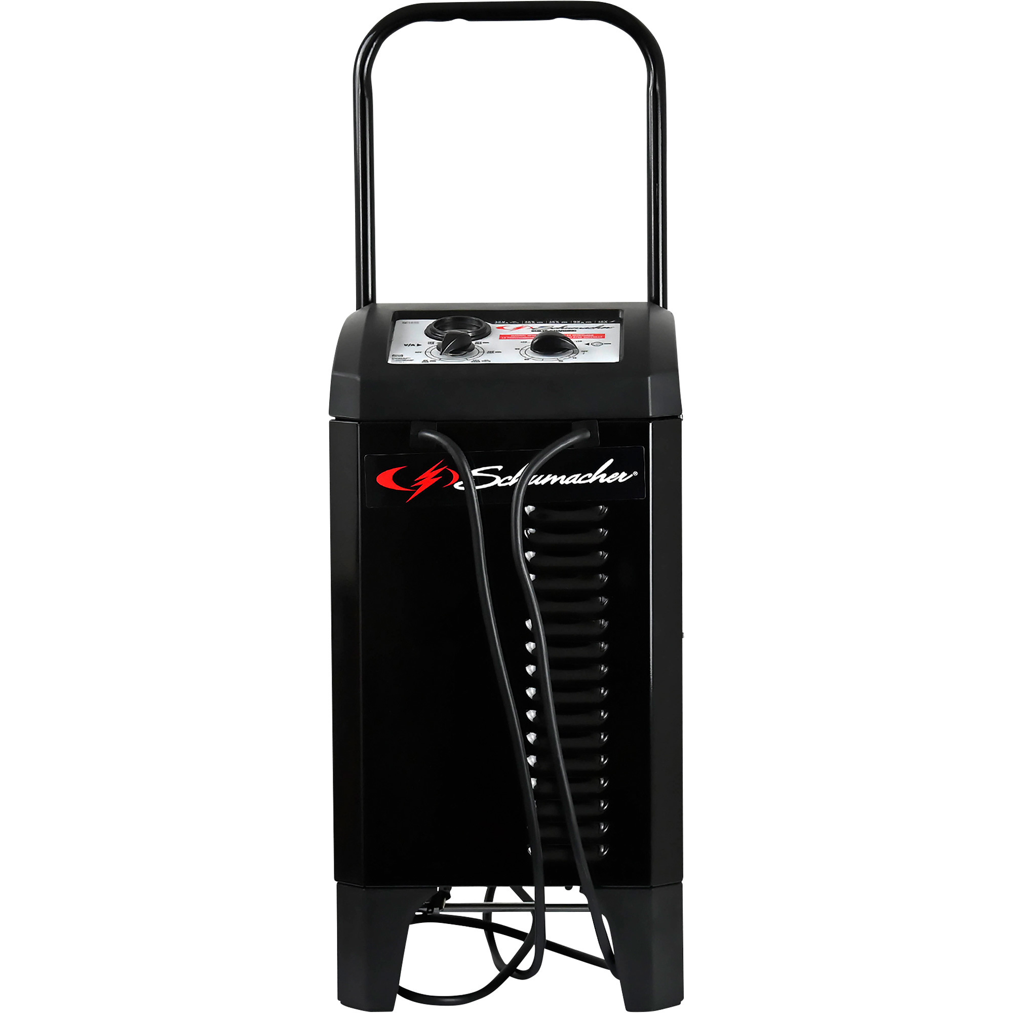 Schumacher Wheeled Manual Battery Charger/Engine Starter, 6/12 Volt, 10