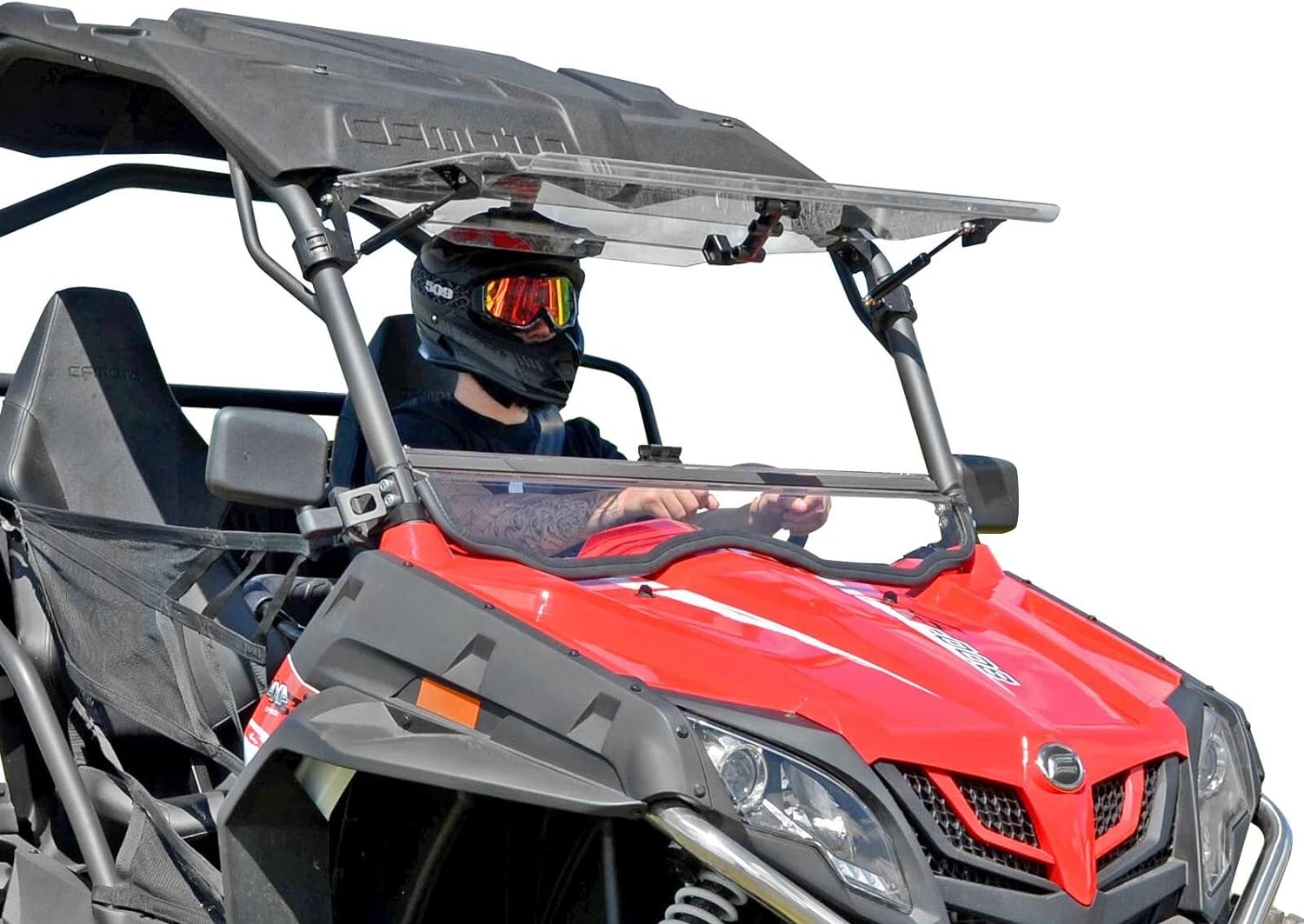 BLOWOUT SPECIAL-CFMoto ZForce 500/800/1000 - 1-Piece Scratch-Resistant Windshield