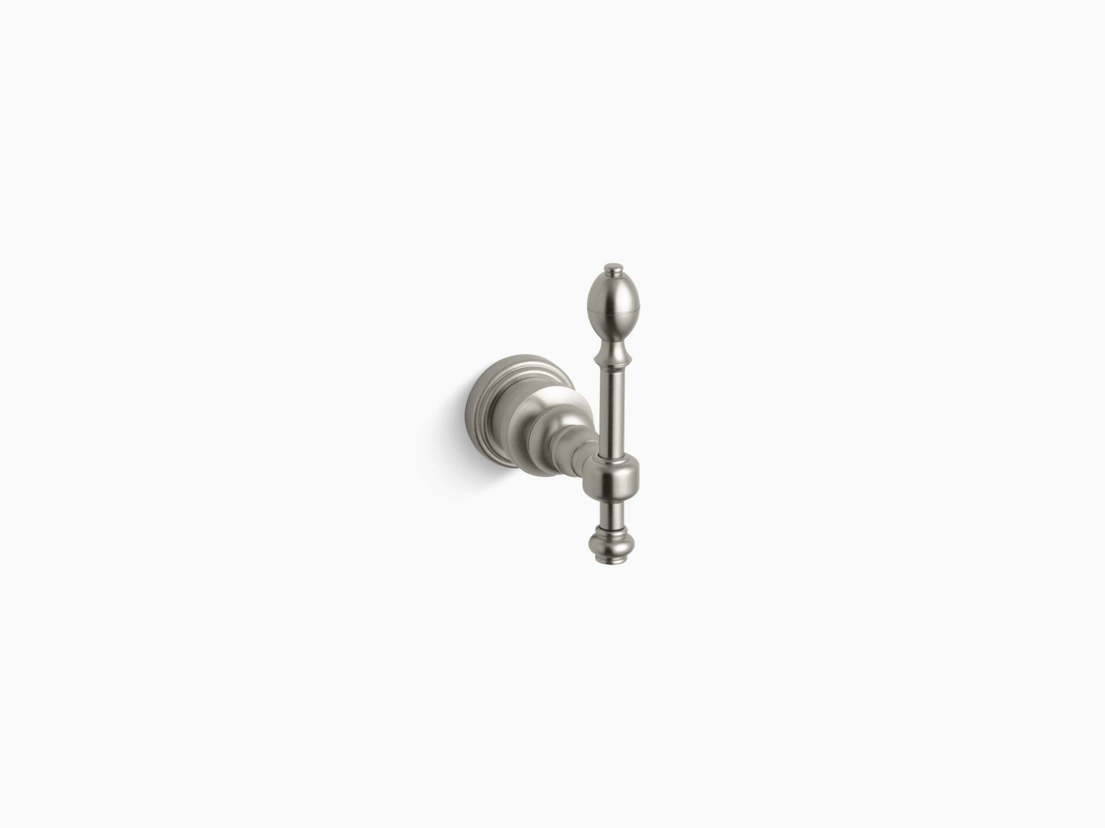 Poignée de robinet de bain Occasion KOHLER montage en surface nickel brossé 27019-4-BN