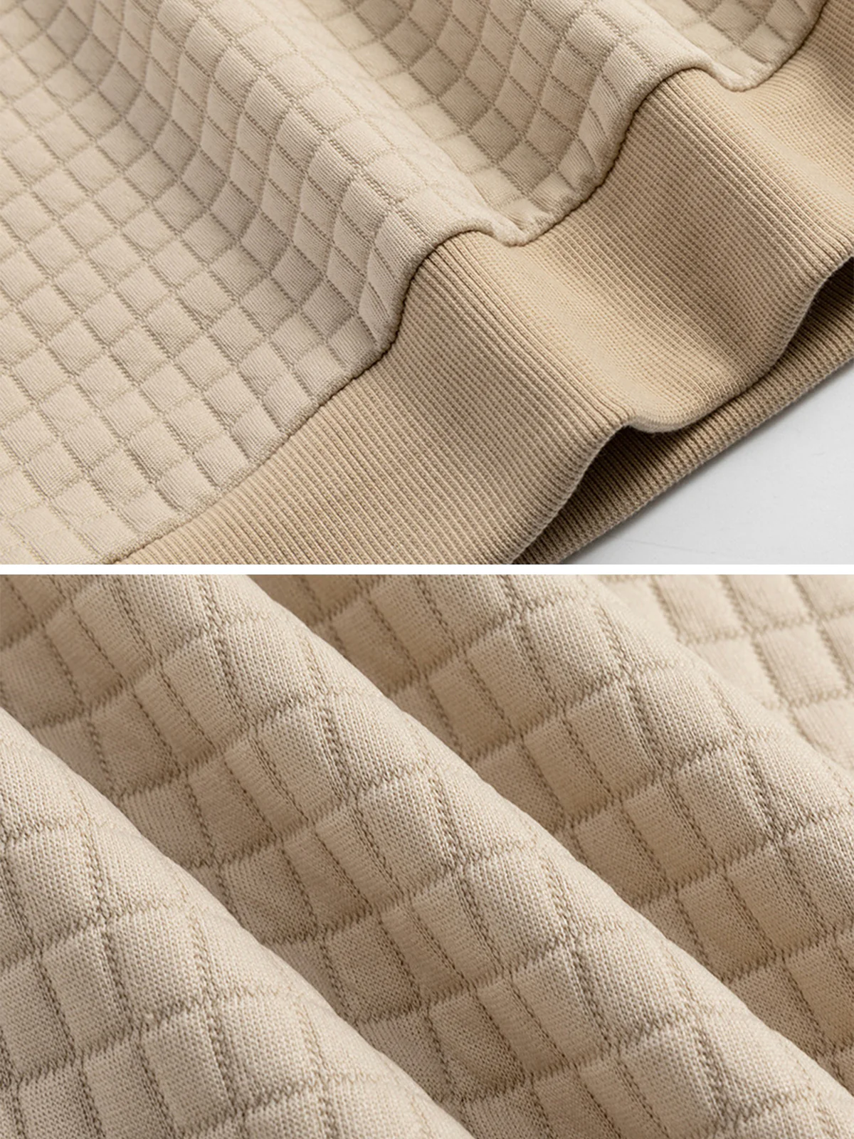 M's Comfy Waffle Crewneck TShirt Short Sleeves