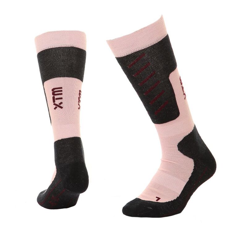 XTM Unisex Half Pipe Ski Socks Withered Rose