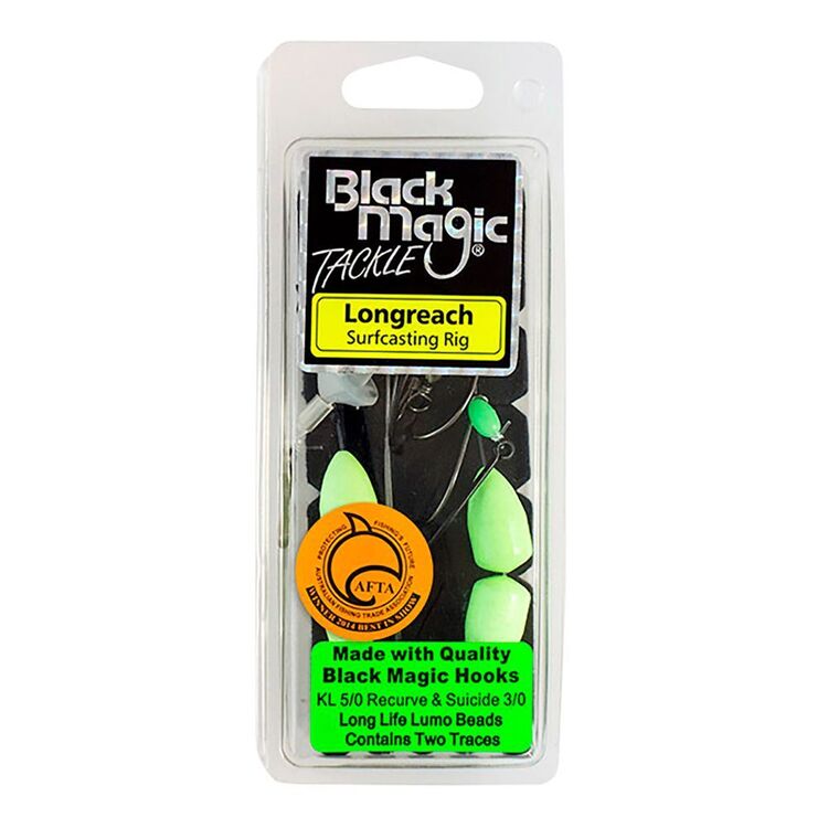 Black Magic Kl/Suicide Longreach Surfcasting Rig - Lumo Float Silver