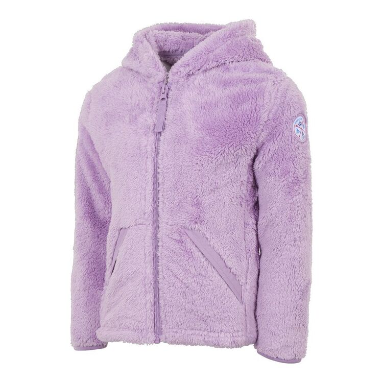 Cape Kids' Fluffy Fleece Hooded Top Lavender