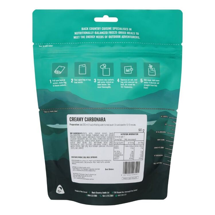 Back Country Creamy Carbonara Small