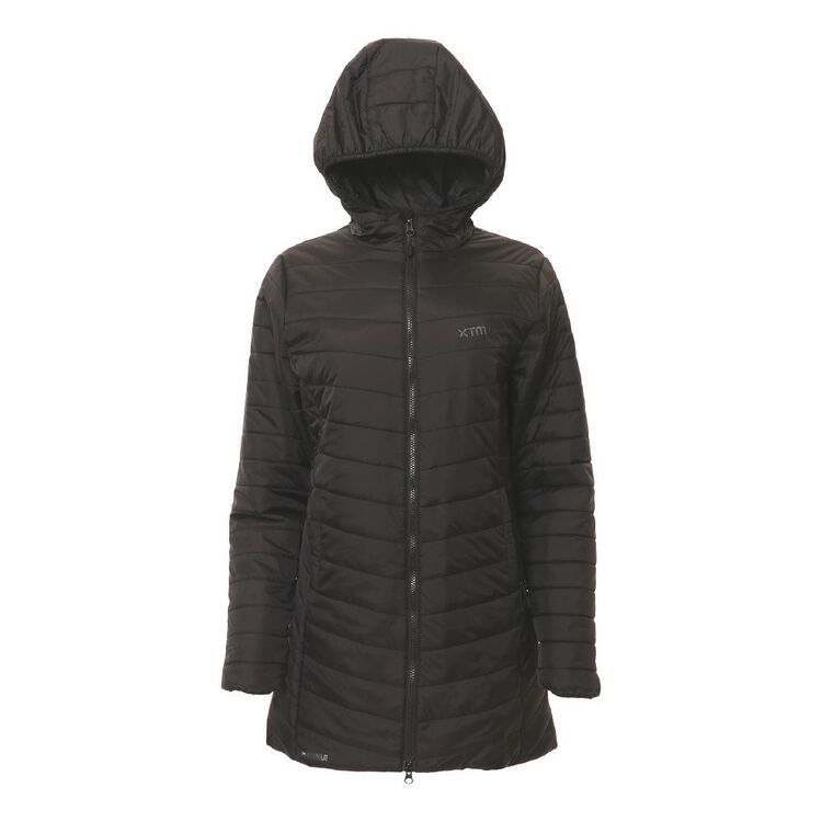 XTM Women's Highlander Longline Puffer Jacket Black