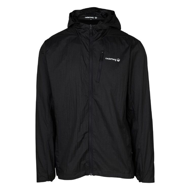 Cederberg Men's Trail Run Wind Jacket Black