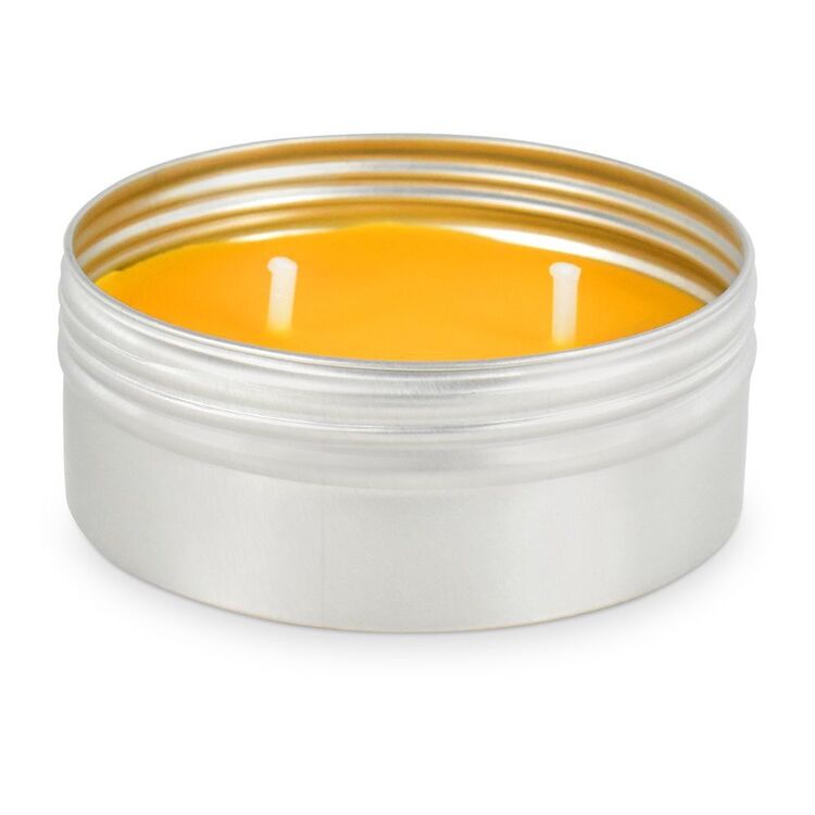 Waxworks Flat Tin Tropical Strength Candle 2 Pack Multicoloured 2 Pack