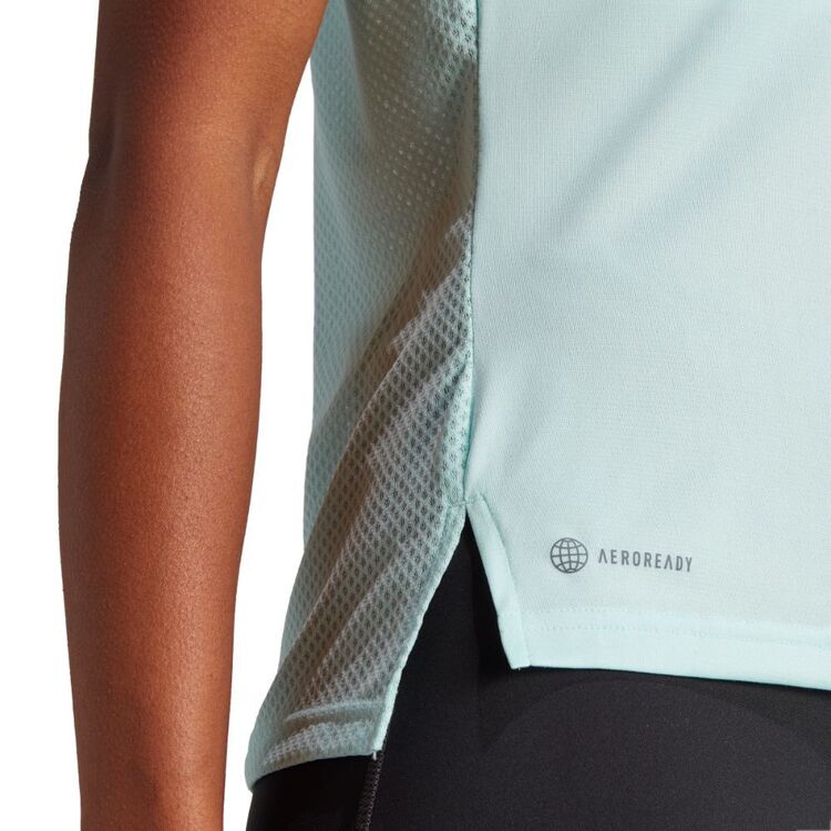 adidas Women's Terrex Agravic Trail Running Tee Semi Flash Aqua