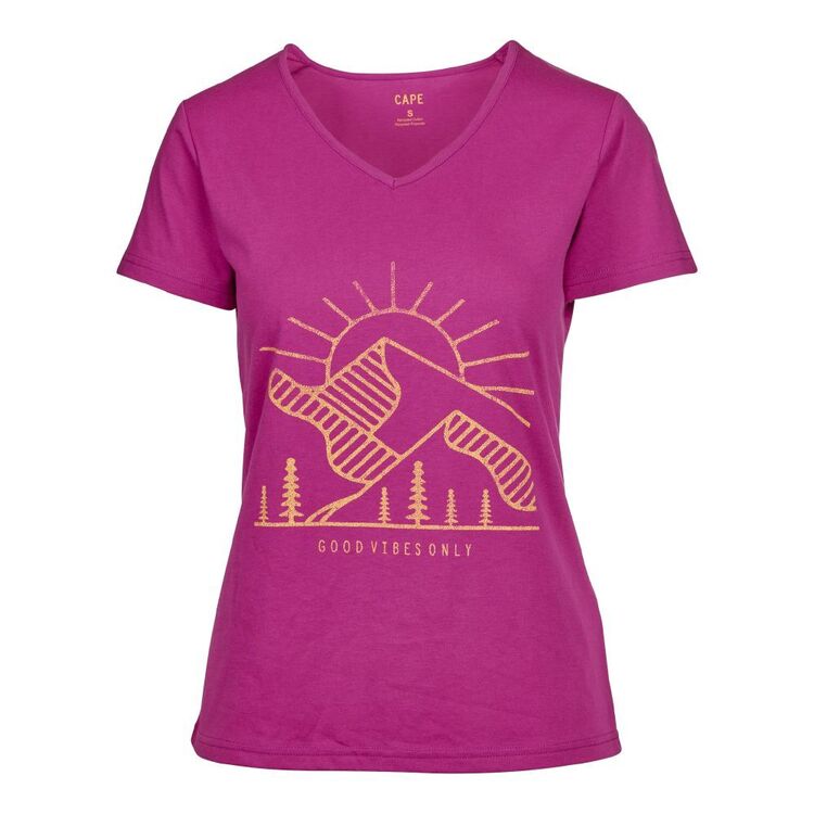 Cape Women's Lacey Orchid Mountain Tee