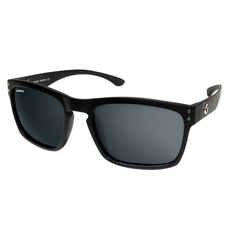 Spotters Crypto Sunglasses Matte Black & Carbon Lens