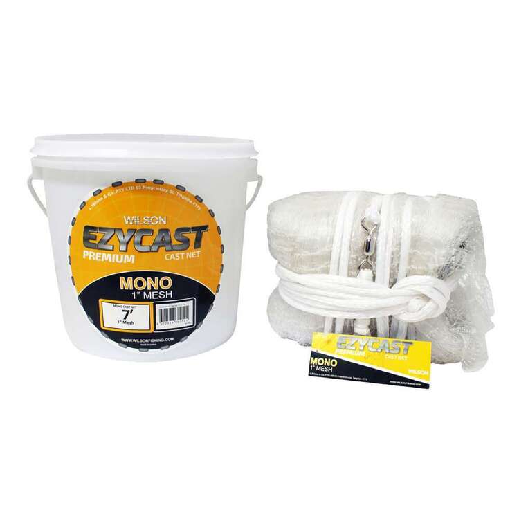 Wilson Ezy Cast Mono Cast Net 12' x 1'' .3mm Clear