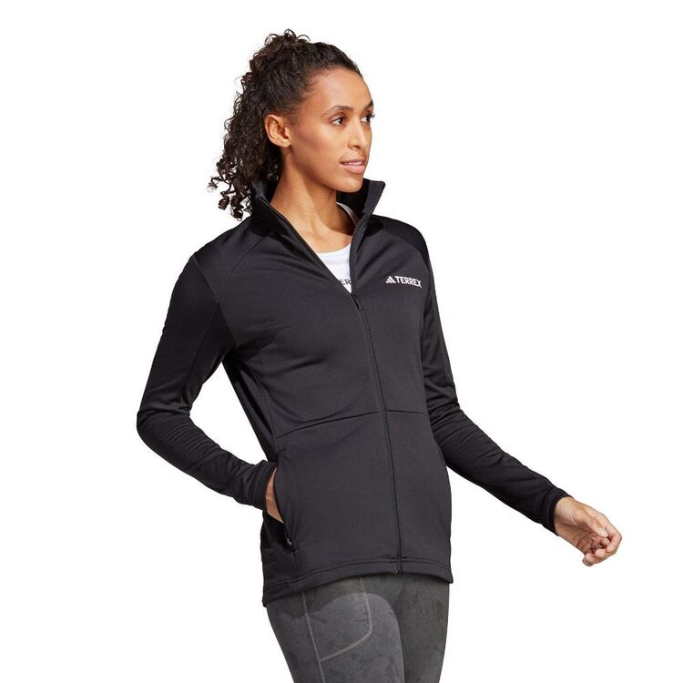 adidas Women's MT Full Zip Fleece Black