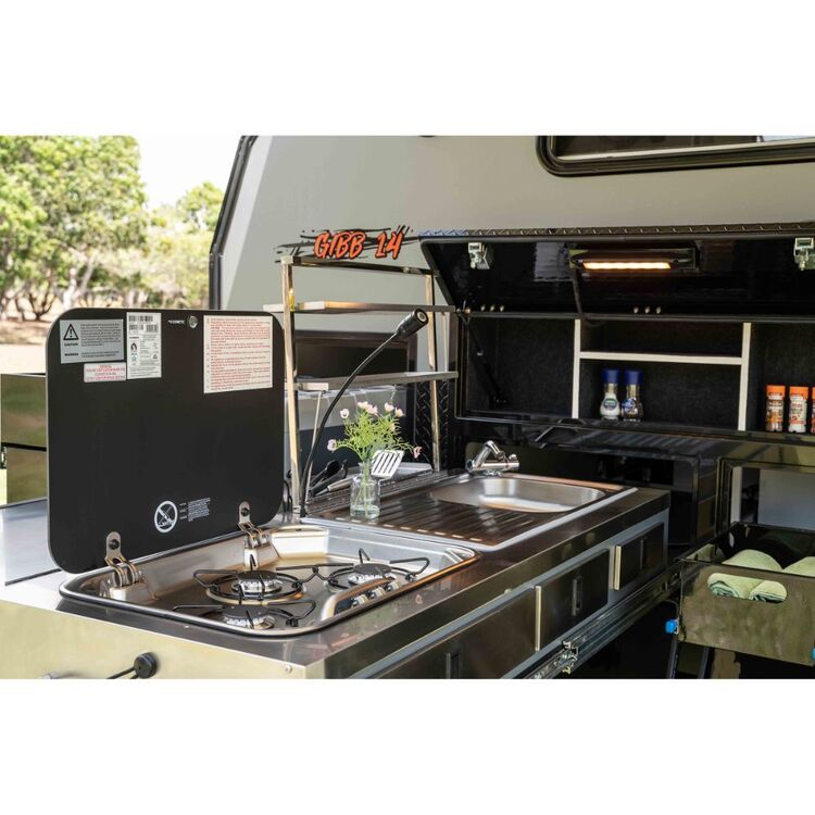 Austrack Gibb 14 Series 3 Hybrid Camper Grey