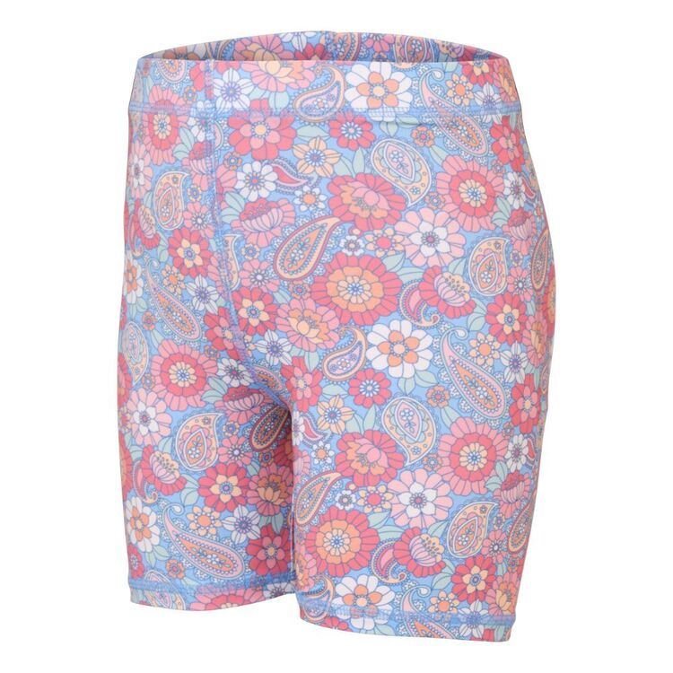 Trip In A Van Kids Bike Shorts Paisley Floral Aop