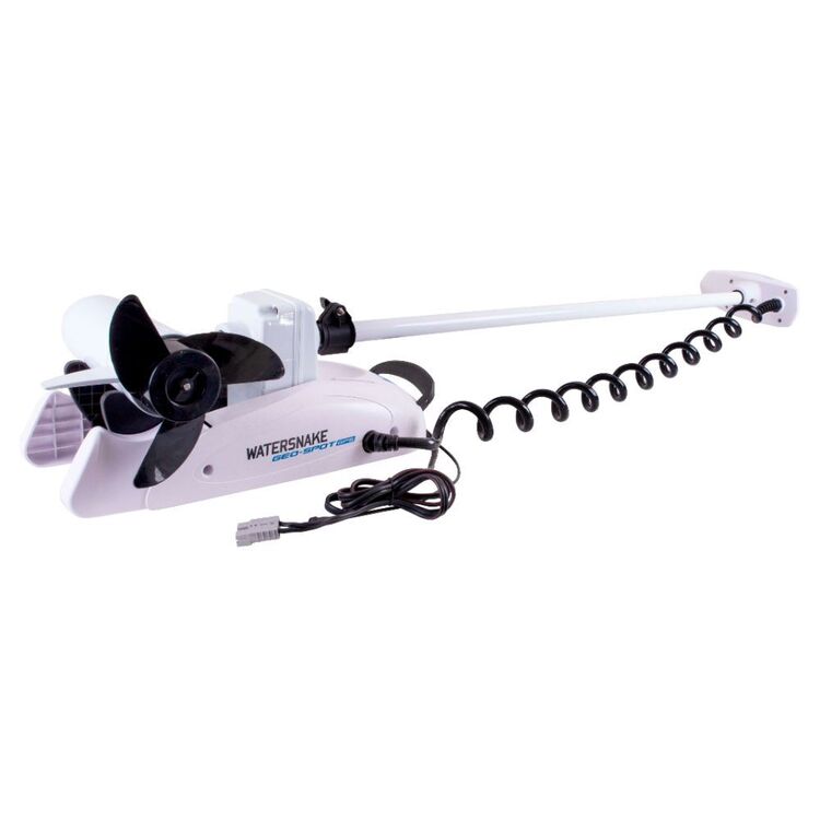 Watersnake Geo-Spot GPS 54IN Bow Mount Electric Motor White 65 lb