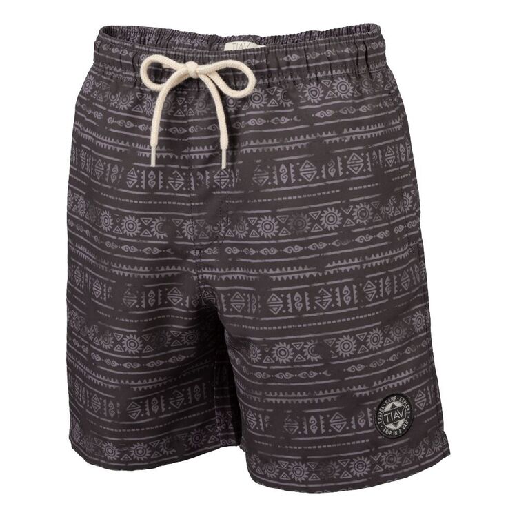 Trip In A Van Kids PTD Volley Shorts Mono Tribal Stripe Aop