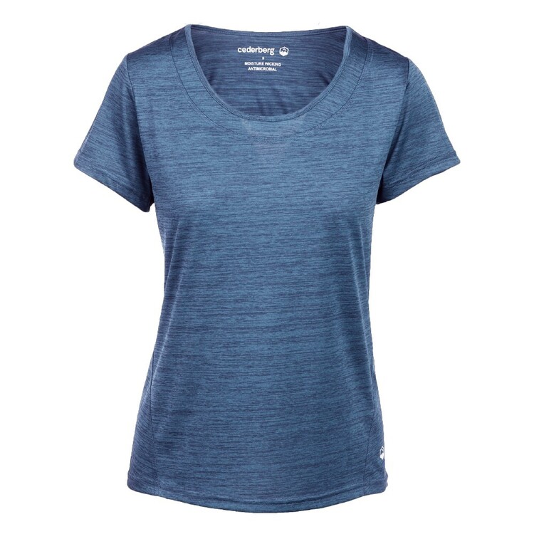 Cederberg Women's Rio 2 Short Sleeve Tee Denim Blue