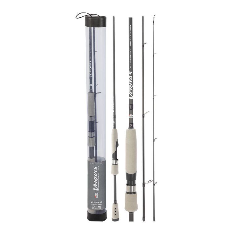 Abu Garcia Veritas 7ft 3 Piece Ultra Light 1-4kg Tournament Travel Spinning Rod Multicolour 7Ft Ul/1-4Kg