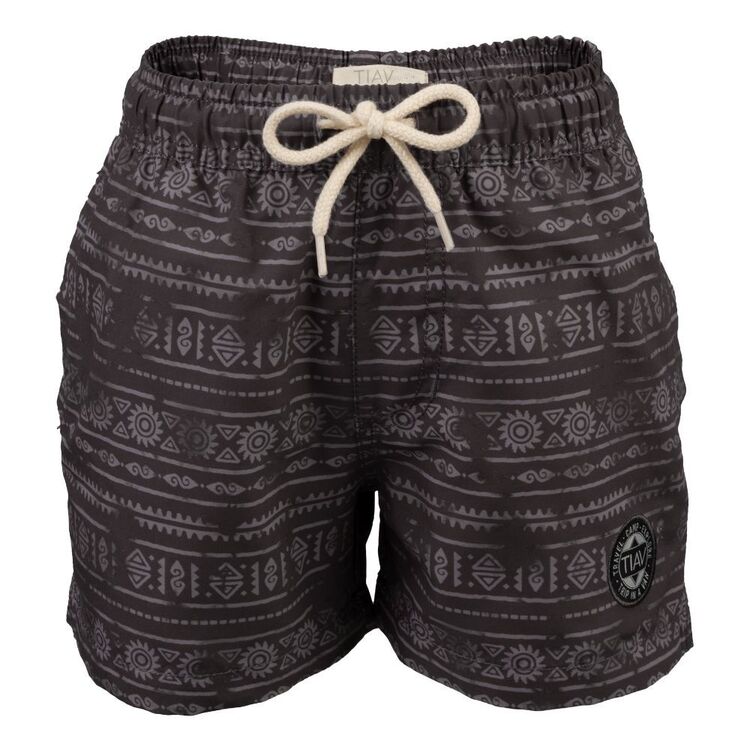 Trip In A Van Kids PTD Volley Shorts Mono Tribal Stripe Aop