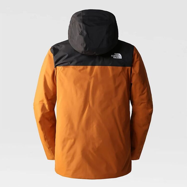 The North Face Men's Fourbarrel Tricot Jacket Leather Brown & Black