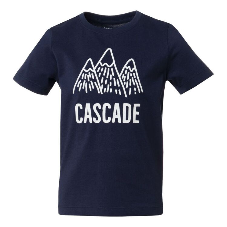 Cape Kids Boys Cascade Mountain Tee Navy