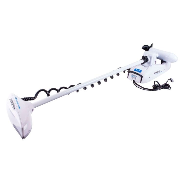 Watersnake Geo-Spot GPS 54IN Bow Mount Electric Motor White 65 lb
