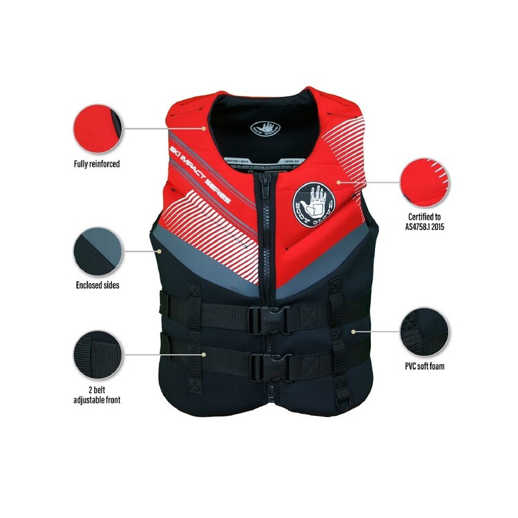 Body Glove Adult L50 Neoprene PFD Red