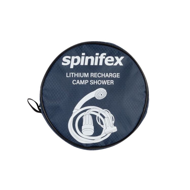 Spinifex Portable Lithium Rechargeable Camp Shower Blue