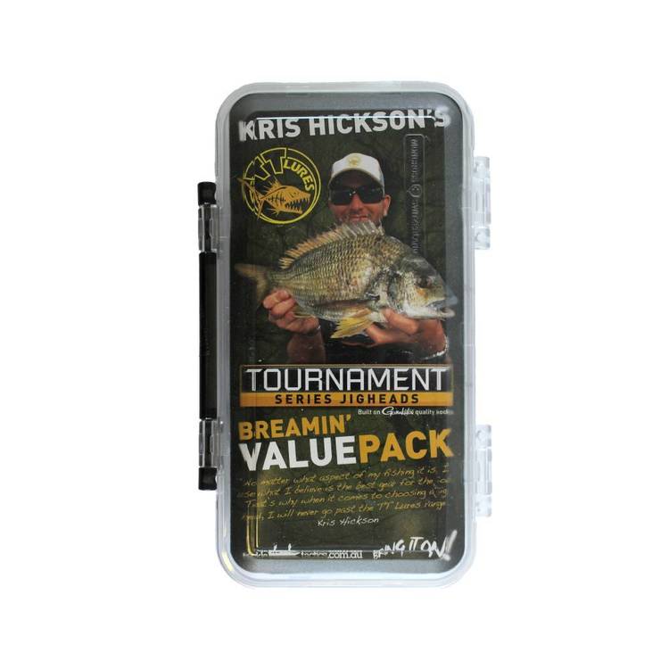 Tackle Tactics Tournament Series Breamin Jig Heads Value Pack Alloy