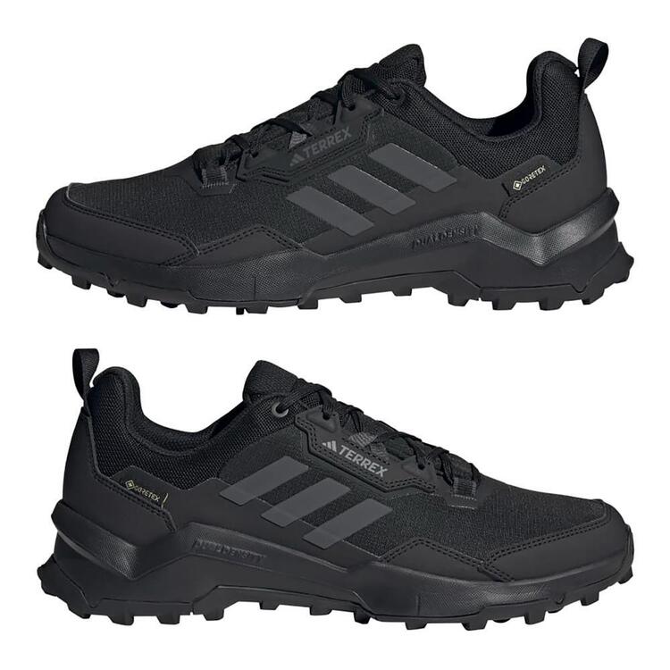 adidas Men's Terrex AX4 Gore-Tex Trail Shoes Core Black, Carbon & Grey Four