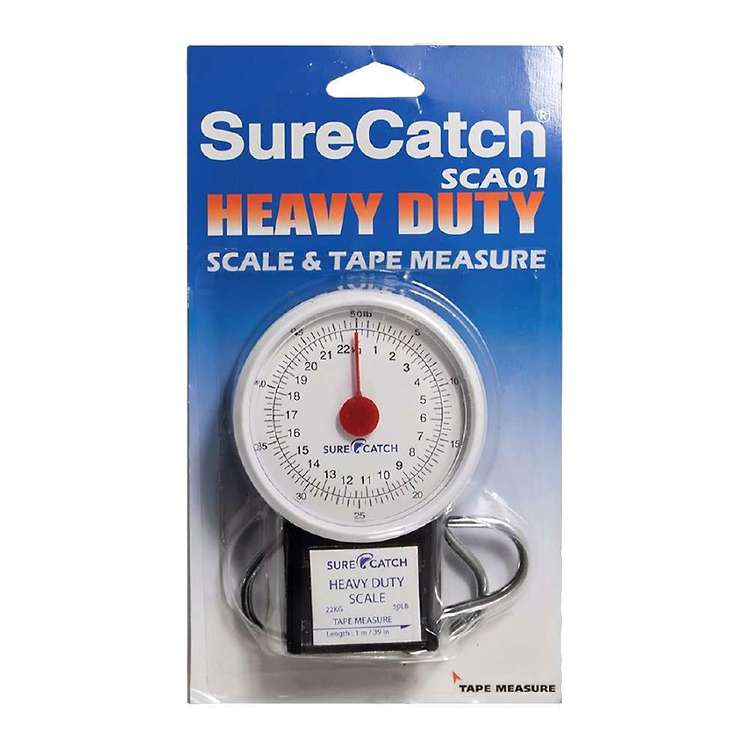 SureCatch Heavy Duty Scale & Tape Measure White & Black