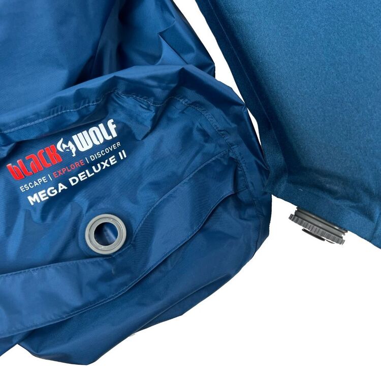 BlackWolf Hexatherm Mega Deluxe II Double Mattress Black Double