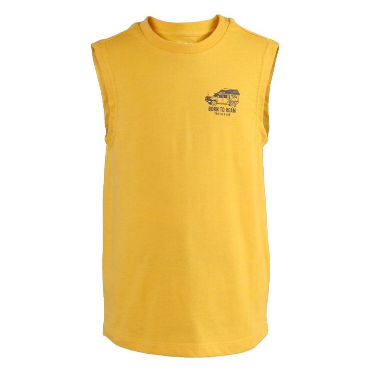 Cape Kids' Trip In A Van Born To Roam Tank Mustard