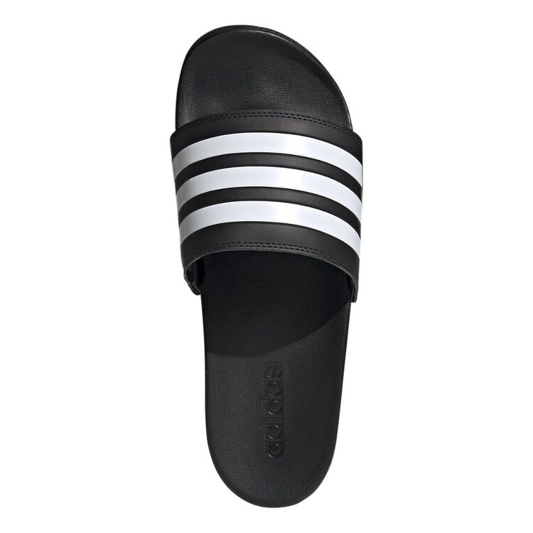 adidas Unisex Adilette Comfort Slides Black & White