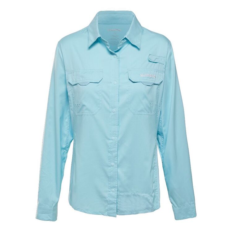 Shimano Women's Vented Shirt Aqua