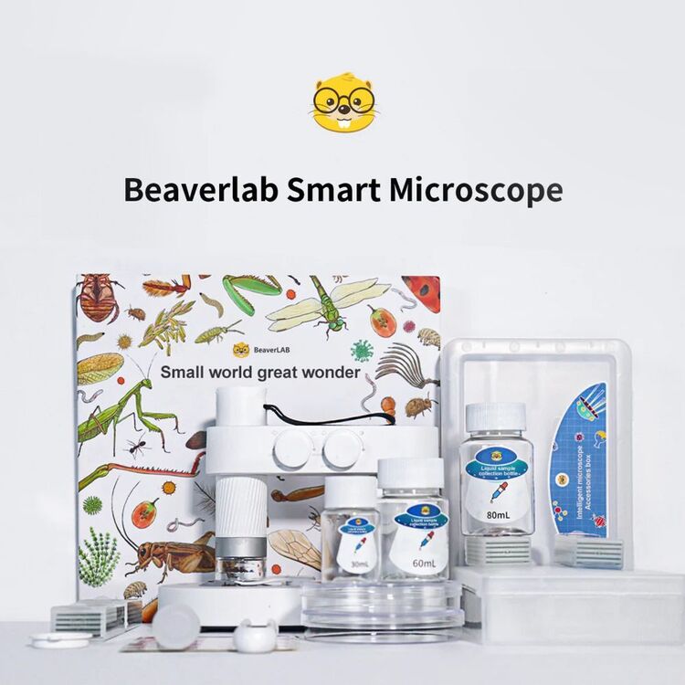 BEAVERLAB Smart Digital Microscope Kit White