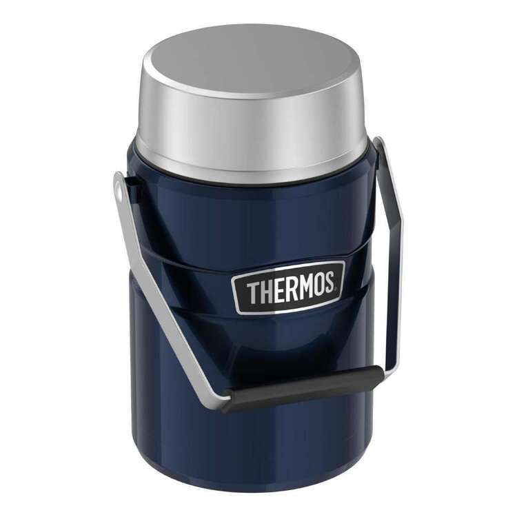 Thermos King&acirc;&bdquo;&cent; Big Boss Stainless Steel Food Jar Navy 1.39L