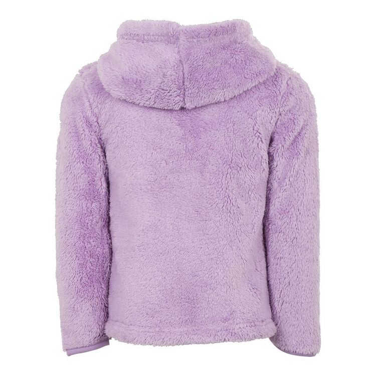 Cape Kids' Fluffy Fleece Hooded Top Lavender