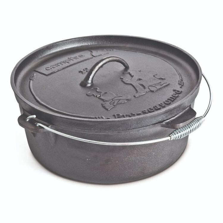 Campfire Cast Iron Camp Oven 12 Quart
