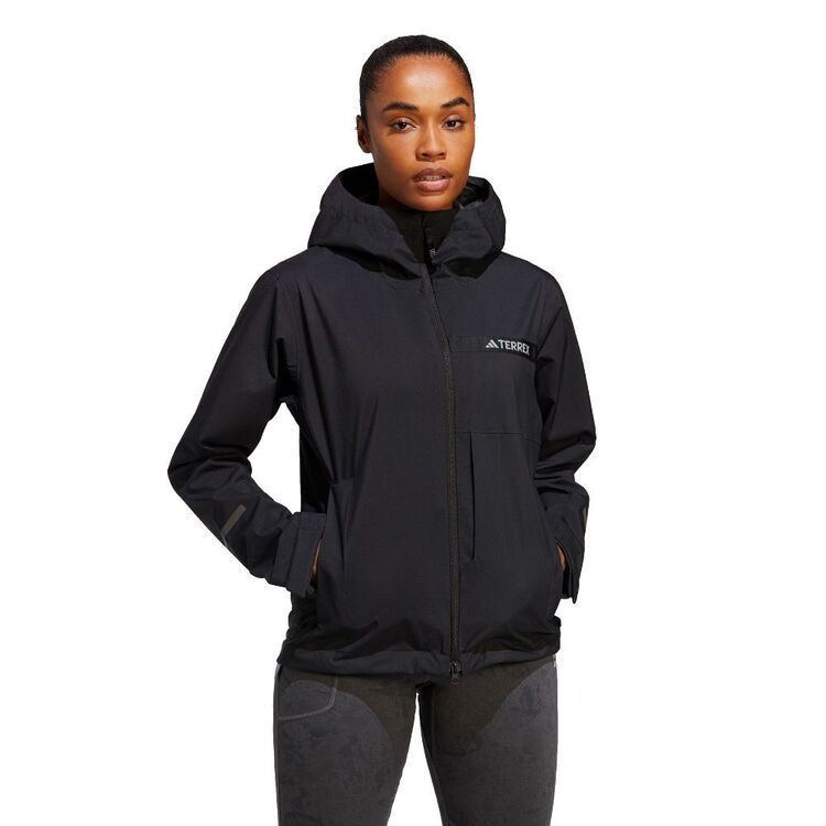 adidas Women's MT 2.5L Rain Jacket Black