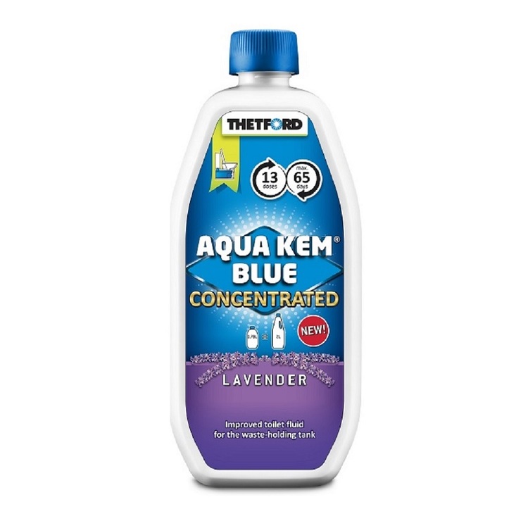Thetford Aqua Kem Blue Lavender Concentrated Toilet Fluid 780mL Lavender